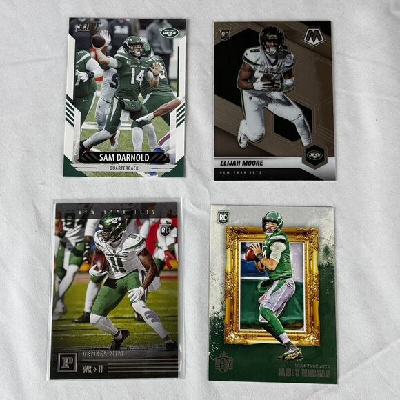 Panini Topps Football 100 Card Lot With 2021 JaMarr Chase Rookie RC PA-24 /199 - Picture 8 of 12